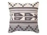LivingStyles Almeria Cotton Scatter Cushion, Grey Multi offer