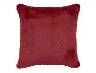 LivingStyles Azariah Plush Scatter Cushion, Red offer