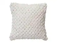 LivingStyles Mariah Cotton Woven Scatter Cushion, Ivory offer
