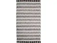 LivingStyles Retreat Diamond Hand Braided Wool & Cotton Rug, 300x250cm, Multi offer