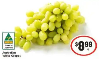 IGA Australian White Grapes offer