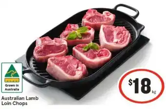 IGA Australian Lamb Loin Chops offer