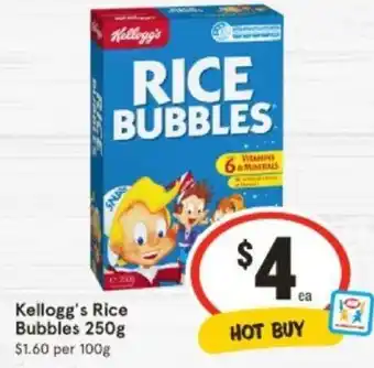 IGA Kellogg's Rice Bubbles 250g offer