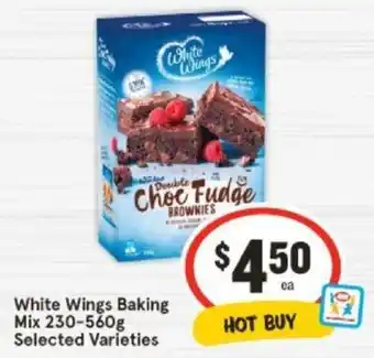 IGA White Wings Baking Mix 230-560g Selected Varieties offer