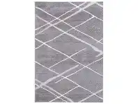 Kimberley Draft Line Modern Rug, 330x240cm, Grey