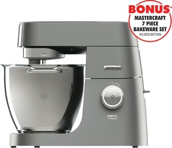 The Good Guys Kenwood Chef XL Major Stand Mixer - Titanium offer