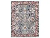 LivingStyles Havana No.11 Transitional Oriental Rug, 280x200cm, Blue / Rust offer