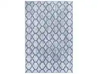LivingStyles Kimberley Moroccan Trellis Modern Rug, 230x160cm, Blue offer