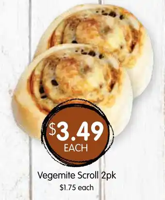 Spudshed Vegemite Scroll 2pk offer