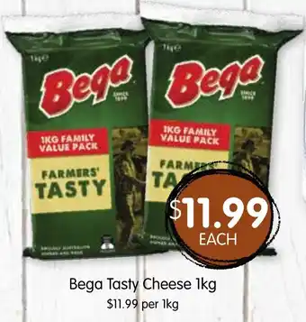 Spudshed Bega Tasty Cheese 1kg offer