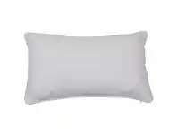 LivingStyles Bondi Velvet Lumbar Cushion Cover, Ivory offer