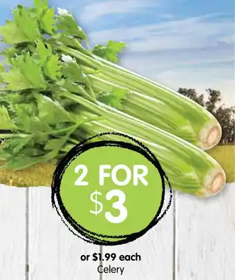 Spudshed Celery offer