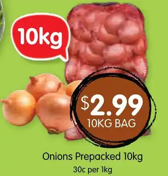 Spudshed Onions Prepacked 10kg offer