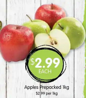 Spudshed Apples Prepacked 1kg offer