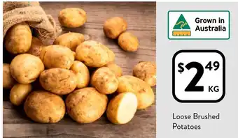 Foodworks Loose Brushed Potatoes offer