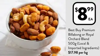 Foodworks Best Buy Premium Billabong or Royal Orchard Blend 500g offer
