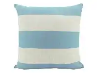 LivingStyles Bronte Linen Euro Cushion, Sky Blue Stripe offer