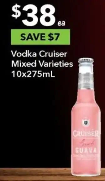 Ritchies Vodka Cruiser Mixed Varieties 10x275mL offer