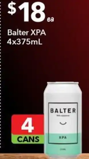 Balter XPA 4x375mL