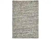 LivingStyles Knight Wool Rug, 225x155cm, Cream / Grey offer