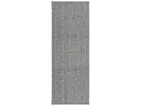 LivingStyles Nimmi Hand Woven Wool Runner Rug, 399x80cm, Ink Blue / Ivory offer