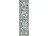 LivingStyles Babylon Oriana Bohemian Runner Rug, 400x80cm, Blue offer