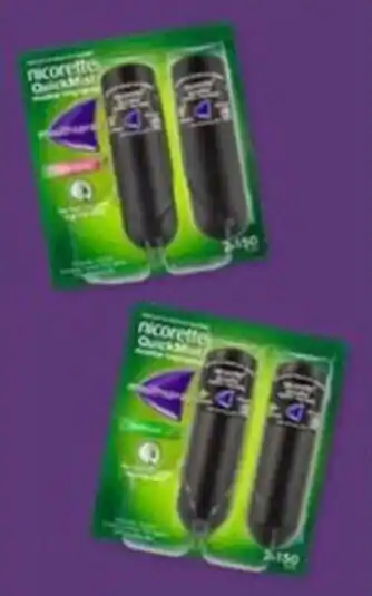 WHOLELIFE catalogue NICORETTE QUICKMIST MOUTHSPRAY COOL BERRY OR FRESHMINT DUO PACK 2 X 150 SPRAYS offer