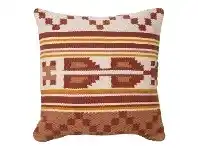 LivingStyles Almeria Cotton Scatter Cushion, Red Multi offer