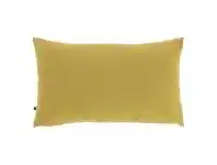 LivingStyles Amold Fabric Lumbar Cushion, Mustard offer