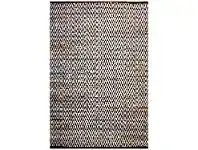 LivingStyles Eva Recycled Fabric Chindi Rug, 290x190cm, Black offer