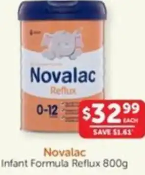 Novalac Infant Formula Reflux 800g