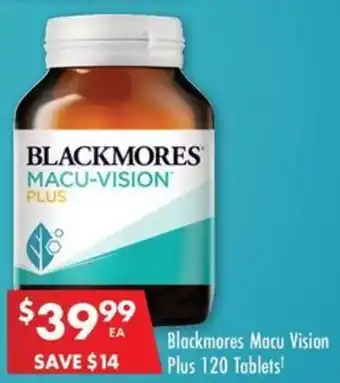 Blackmores Macu Vision Plus 120 Tablets