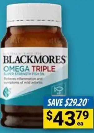 Omega Triple Super Strength Fish Oil 150 Capsules