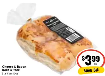 Ritchies Cheese & Bacon Rolls 4 Pack offer
