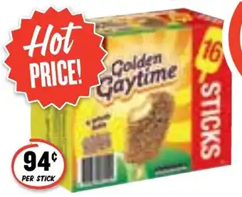 Ritchies Streets Golden Gaytime Ice Cream Sticks 16 Pack offer