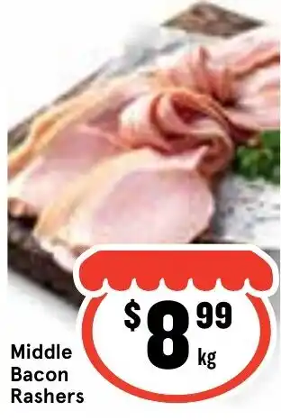 Ritchies Middle Bacon Rashers offer