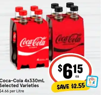 Ritchies Coca-Cola 4x330mL Selected Varieties offer