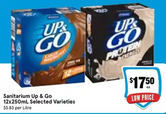 Ritchies Sanitarium Up & Go 12x250mL Selected Varieties offer
