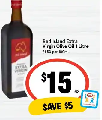 Ritchies Red Island Extra Virgin Olive Oil 1 Litre offer