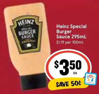 Ritchies Heinz Special Burger Sauce 295mL offer