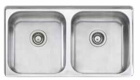 The Good Guys Oliveri Nu-Petite Double Undermount Sink offer