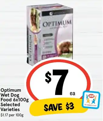 Ritchies Optimum Wet Dog Food 6x100g Selected Varieties offer