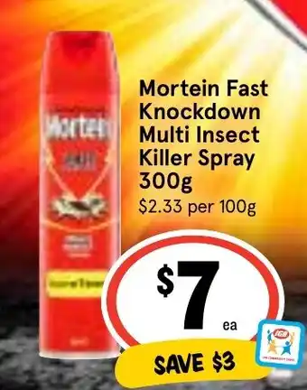Ritchies Mortein Fast Knockdown Multi Insect Killer Spray 300g offer