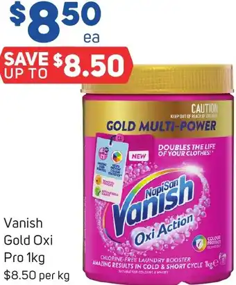 Foodland Vanish Gold Oxi Pro 1kg offer