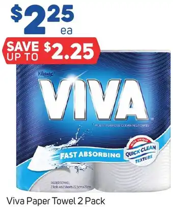 Foodland Viva Paper Towel 2 Pack offer