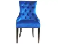 LivingStyles Abraham Velvet Fabric Dining Chair, Set of 2, Blue offer