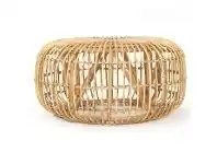 LivingStyles Vander Rattan Round Coffee Table, 125cm, Natural offer