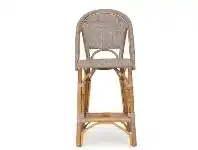 LivingStyles Sorrento Rattan Bistro Counter Stool, Washed Grey offer