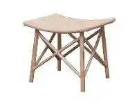 LivingStyles Serena Rattan Dining Stool, Natural offer