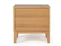 LivingStyles Vino Oak Timber Bedside Table offer